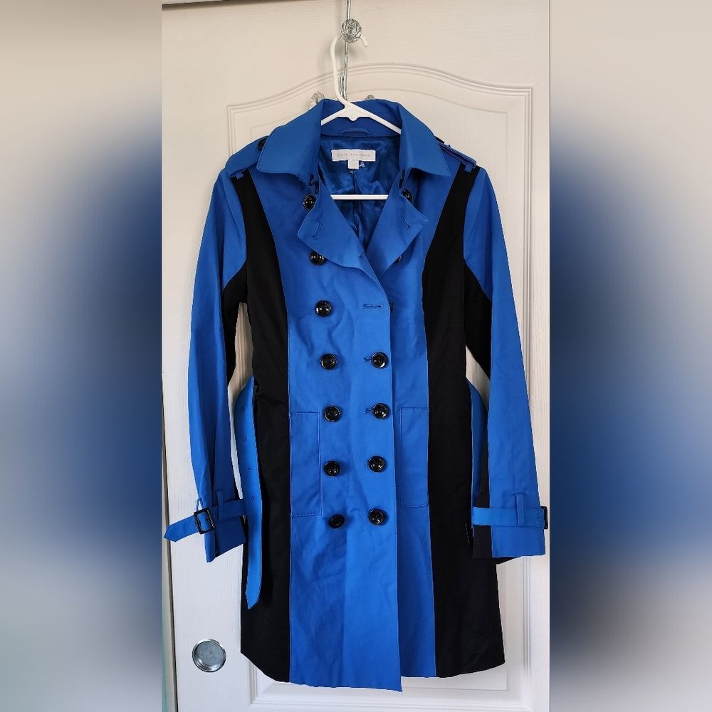 NWOT New York & Company XS/S Trench Coat Water Resistant Rain Jacket Womens - Picture 2 of 6